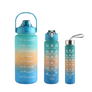 Best Selling Gmy Sport Plastic Water Bottles With Custom Logo Motivational Water Bottle Bpa Free Water Bottle