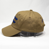 Gorra de Béisbol Dream Large Live Larger con Bordado 3D, Color Caqui, Algodón Lavado, Sin Estructura, con Logotipo Personalizado, Gorra Suave para Papá
