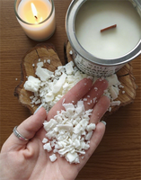 Cire de soja pure 25 kilos, en morceaux, mélange de noix de coco, pour bougies pilier à fleurs, ensemble biologique naturel, Cera De Soja Para Velas pour conteneur