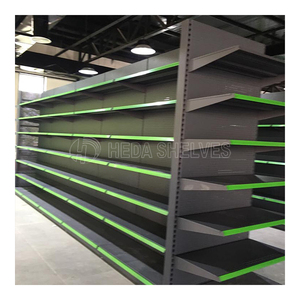 2025 nóng bán siêu thị Gondola kim loại Rack hiển thị Heavy Duty gỗ và Kệ thép thiết bị với tùy chỉnh thiết kế cửa hàng - Product Image 2