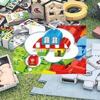 Di alta qualità Multi-forma di blocchi di plastica da costruzione scuola materna educativi Set regalo giocattoli per bambini dai 5 ai 7 anni