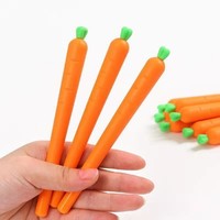 Bolígrafo de Gel Bonvada con Diseño de Vegetales de Dibujos Animados, Tinta Negra de 0.5mm, para Promociones, Hecho de Plástico Resistente, China