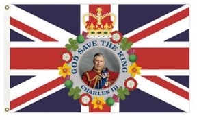 Whosale 90cm * 150cm personalizado nacional Inglaterra rey bandera británica <span class=keywords><strong>Charles</strong></span> bandera con entrega rápida - Product Image 5