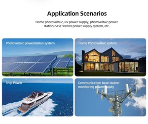 Generador de Energía <span class=keywords><strong>Solar</strong></span> Monofásico de 120V y <span class=keywords><strong>1000W</strong></span>, <span class=keywords><strong>Inversor</strong></span> de <span class=keywords><strong>12V</strong></span> Fuera de la Red con Controlador MPPT para Casas Pequeñas y Vida en Autocaravana - Product Image 4