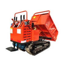 0,8 T 800kg Selbst laden der Raupen kipper Mini Crawler Dumper Diesel Transporter Dumper