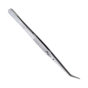 Pinzas Dentales Meriam de Media Punta Dorada 2026 con Mango Liso, Pinzas Quirúrgicas Curvas Dentadas para Algodón y Aplicación de Apósitos - Product Image 3