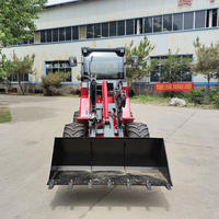 Landschaftsbau-Knickgelenkter Kleiner Frontlader DY1150 mit Mehreren Anbaugeräten