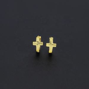 Juego de Aretes JXX Personalizados de Latón Chapado en Oro de 14K y 18K para Mujer, Estilo Cruz, Corazón, Aro, Huggie, Borla Clásica, Joyería de Moda - Product Image 4