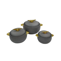 Ensemble cadeau de luxe de 3 pièces pour hôtel et bar de haute qualité pour ensemble de casseroles isolées de luxe 1L + 2L + 3.5L