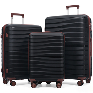 Ready Stock in USA Free Shipping 3-Piece Suitcase Ensemble with 20, 24, 28 Inch Sizes 360° Spinner Wheels, Support <b>Dropshipping</b> - Product Image 1