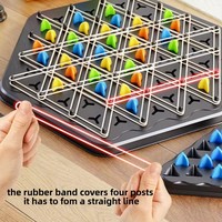 Vente chaude Multijoueur Puzzle Chaîne Triangle Jeu de société stratégique Améliore la mémoire et le raisonnement logique Capacités juguetes