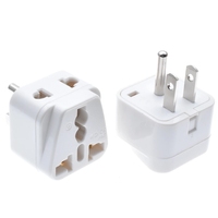 Vente en gros 2 voies 250v 10a CE cuivre universel mis à la terre Amérique 3 broches adaptateur secteur prise US Canada Japon adaptateur de voyage Type B