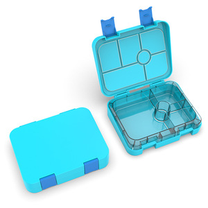 Tritan <b>Lunch</b> <b>Box</b> 4 <b>Compartment</b> M Size Freshness Preservation For Office Workers Students - Product Image 5