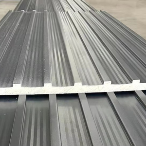 Pannello Sandwich Isolante per Tetti in PU PIR Poliuretano 90mm, <span class=keywords><strong>Pannelli</strong></span> <span class=keywords><strong>Compositi</strong></span> in Acciaio e <span class=keywords><strong>Alluminio</strong></span> per Celle Frigorifere e Magazzini, Design Moderno - Product Image 1