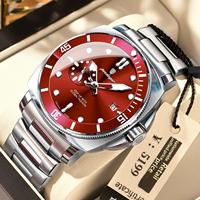 Montre pour homme Poedagar873LuxuryDiver, montre élégante de luxe avec bracelet en acier, étanche, chronomètre, montre de sport pour homme, cadeaux pour homme
