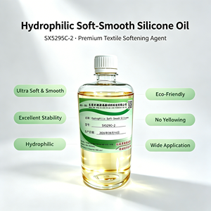 สารปรับสภาพผ้าซิลิโคนชนิดชอบน้ำ เนื้อนุ่มเรียบ SX5295C-2 ยี่ห้อเซียงเทา ความบริสุทธิ์ 45% สารเพิ่มความนุ่มสำหรับสิ่งทอและสารเสริมสำหรับงานหนัง - Product Image 1