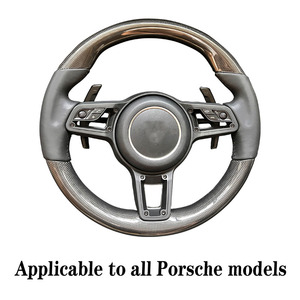 Volant de voiture en cuir personnalisé pour <span class=keywords><strong>Porsche</strong></span> Panamera Macan Cayenne 918 <span class=keywords><strong>911</strong></span> 718 970 971 958 Accessoires de voiture - Product Image 2