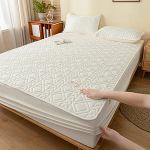 3-delige Soja-Katoenen Bedkapset H Borduurmachine Wasbaar Volledig Omhulde Katoenen Matrashoes - Product Image 2