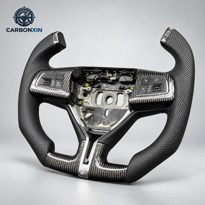 Volant de direction personnalisé en fibre de carbone avec éclairage LED pour Maserati Ghibli Levante Granturismo Quattroporte 2014 2018 - Product Image 3