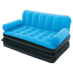 5 合 1 沙发床充气折叠PVC植绒沙发床