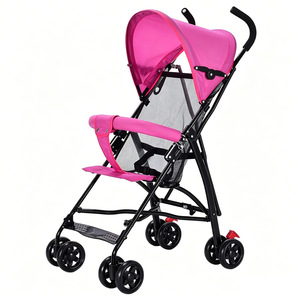 Poussette à quatre roues pour bébé - super légère, pliable, poussette parapluie pour bébé, simple et facile à utiliser, jouet idéal pour les enfants - Product Image 2