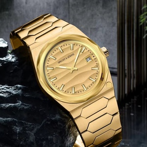 2025 New Arrivals VC222 Gold <b>Watches</b> for Men Super Slim Steel Sapphire Classic Quartz <b>Watch</b> Relogio Masculino 37MM - Product Image 2