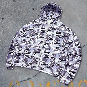 เสื้อฮู้ดซิปผ้าคอตตอนหนานุ่ม แฟชั่นคุณภาพสูง พิมพ์ลายทั่วตัว สไตล์สตรีทแวร์ ลายพราง ทรงโอเวอร์ไซส์ ผู้ผลิตเสื้อฮู้ดซิป - Product Image 2