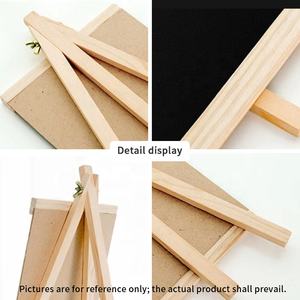 Chevalet de bureau multifonction <span class=keywords><strong>en</strong></span> bois avec <span class=keywords><strong>tableau</strong></span> <span class=keywords><strong>noir</strong></span> et <span class=keywords><strong>tableau</strong></span> à craie pour enfants - Surface d'écriture pour la décoration de la maison - Product Image 5