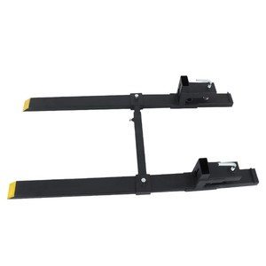 Brazo de extensión para montacargas de servicio pesado de 60 pulgadas y 4000 libras para maquinaria agrícola, cucharón de carga para tractor, horquillas ajustables - Product Image 1