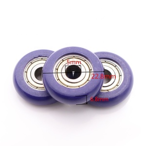 Poulie de siège d'aviron d'usine 625 625zz petite poulie de roue à rouleaux en nylon 5mm arbres rouleau de porte coulissante pour roue de <span class=keywords><strong>bateau</strong></span> 5*24*7mm - Product Image 5