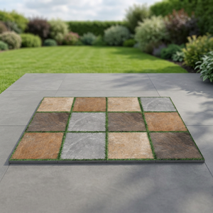 Dalles de parking en porcelaine vitrifiée robustes 400x400mm 12mm 40x40cm 16x16 pouces semi-mates pour revêtement de sol extérieur - Product Image 6