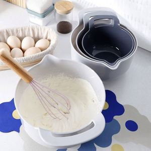 New Gadgets Home Products <b>Kitchen</b> Salad Mixing Bowls PP <b>Plastic</b> Salad Bowl Set - Product Image 3