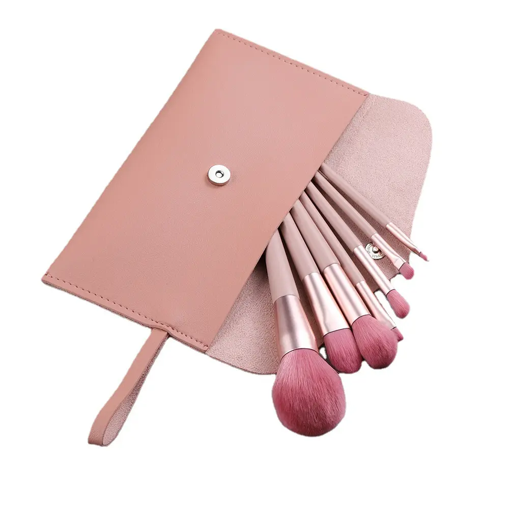 Günstige Multi Style Make-up Pinsel Sets Make-up Pinsel Künstler Beauty Tool weiche Borsten Beauty Pinsel rosa Kosmetik beutel Werkzeuge