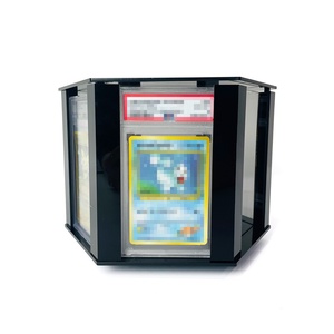 Factory Custom Modern Fashion <b>Rotating</b> Customized Color Acrylic for Easy Assembly Trading Card Grading Slab Display Stand - Product Image 1