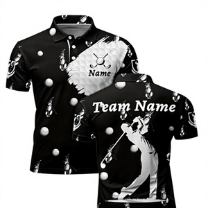 Men's Black Jersey for Shirt Short Sleeve Heat-Transfer Printed Logo Breathable Casual Knitted Solid Color Front Design 180g - Product Image 1