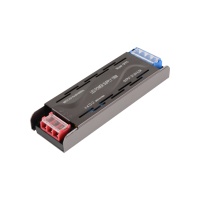 Driver LED 24V 150W pour bande LED, SMPS, entrée 100-250V, sortie 6.5A, efficacité 84%, protection contre les surtensions/surcharges/courts-circuits, IP44