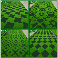 Gazon artificiel extérieur 25 mm, dalles de gazon pour sol extérieur, décoratives, pasto sintético para jardín, protégées contre les UV