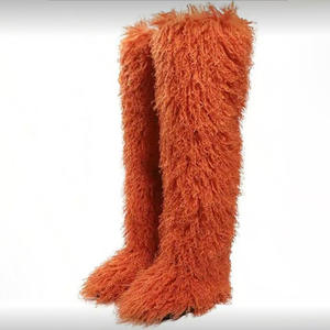 Stivali Invernali da Donna in Finta Pelliccia Mongola, Caldi e Alti fino alla Coscia <span class=keywords><strong>con</strong></span> Interno in Pelliccia - Product Image 4