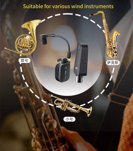 音楽愛好家向け 屋外演奏用 プロフェッショナル DK サックス ワイヤレスマイク MP-10pro - Product Image 2