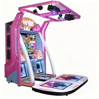 Machine de danse sportive à monnayeur pour 2 joueurs, jeu d'arcade de danse pour parc d'attractions