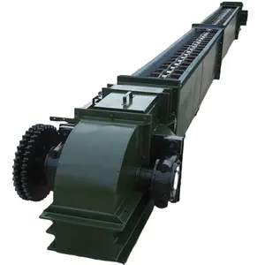 Special scraper conveyor for conveying gypsum powder,Fu chain scraper conveyor