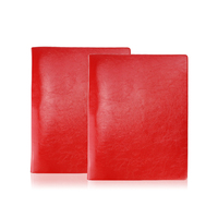 Porte-menu en cuir PU OEM ODM, couverture de menu en cuir rouge, porte-menu pour restaurant, café, hôtel et bar, usage quotidien