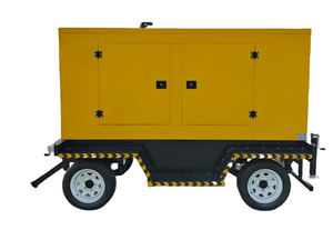 גנרטור דיזל מקצועי 30kVA סופר שקט מדגם JINFANG JF-50DG-50kw נייד על עגלה - Product Image 5