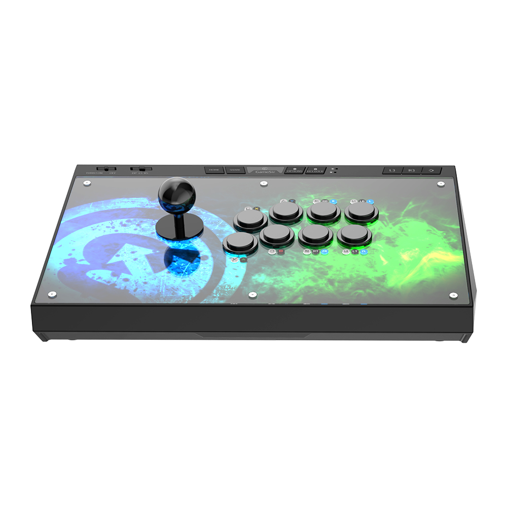 GameSir C2 Wired Fightstick Joystick for PS5, Xbox Series X, PC