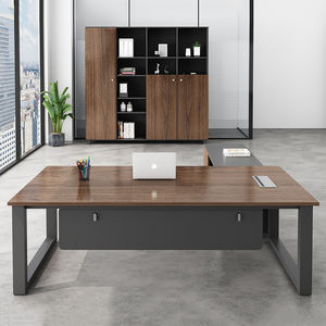 Escritorio para Gerente de Empresa, Escritorio Moderno y Sencillo para Jefe, Escritorio Grande y Sencillo para Estudio, Oficina, Administración, Muebles de Oficina - Product Image 1