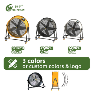 Ventilador Industrial de Tambor de 17 Pulgadas, Resistente a Altas Temperaturas, para Talleres, Ventilador Axial de Metal <span class=keywords><strong>El</strong></span>éctrico Comercial de 220V para Interiores - Product Image 3