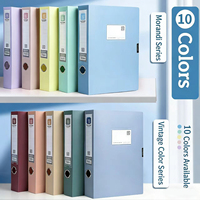 Caja de Archivo de PP de 10 cm al por Mayor - Organizador de Documentos A4 Reforzado (Colores Morandi)