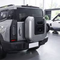 Housse de roue de secours ABS pour Jetour T2 Traveler, protection de roue arrière rigide noire, accessoires extérieurs pour SUV tout-terrain