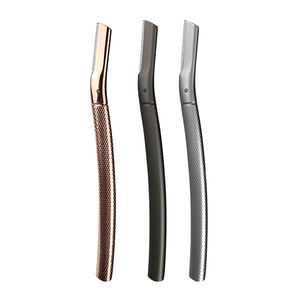 Бритва для дермапланинга, триммер для бровей из цинкового сплава, инструмент для ухода за лицом с лезвием для коррекции бровей - Product Image 1