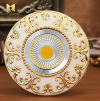 Lampu Sorot LED Downlight Universal Smart Eropa 5-10cm, Lampu Plafon Terpasang 7.5cm Cut-Out